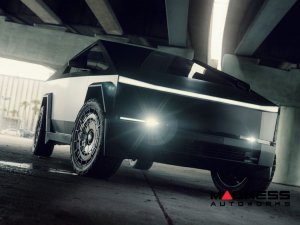 Tesla Cybertruck Custom Wheels - LC3-11 by Vossen - Gloss Black